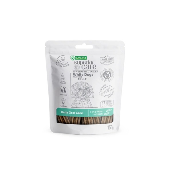Nature's Protection Superior Care Daily Oral Care Snacks mit Insektenprotein